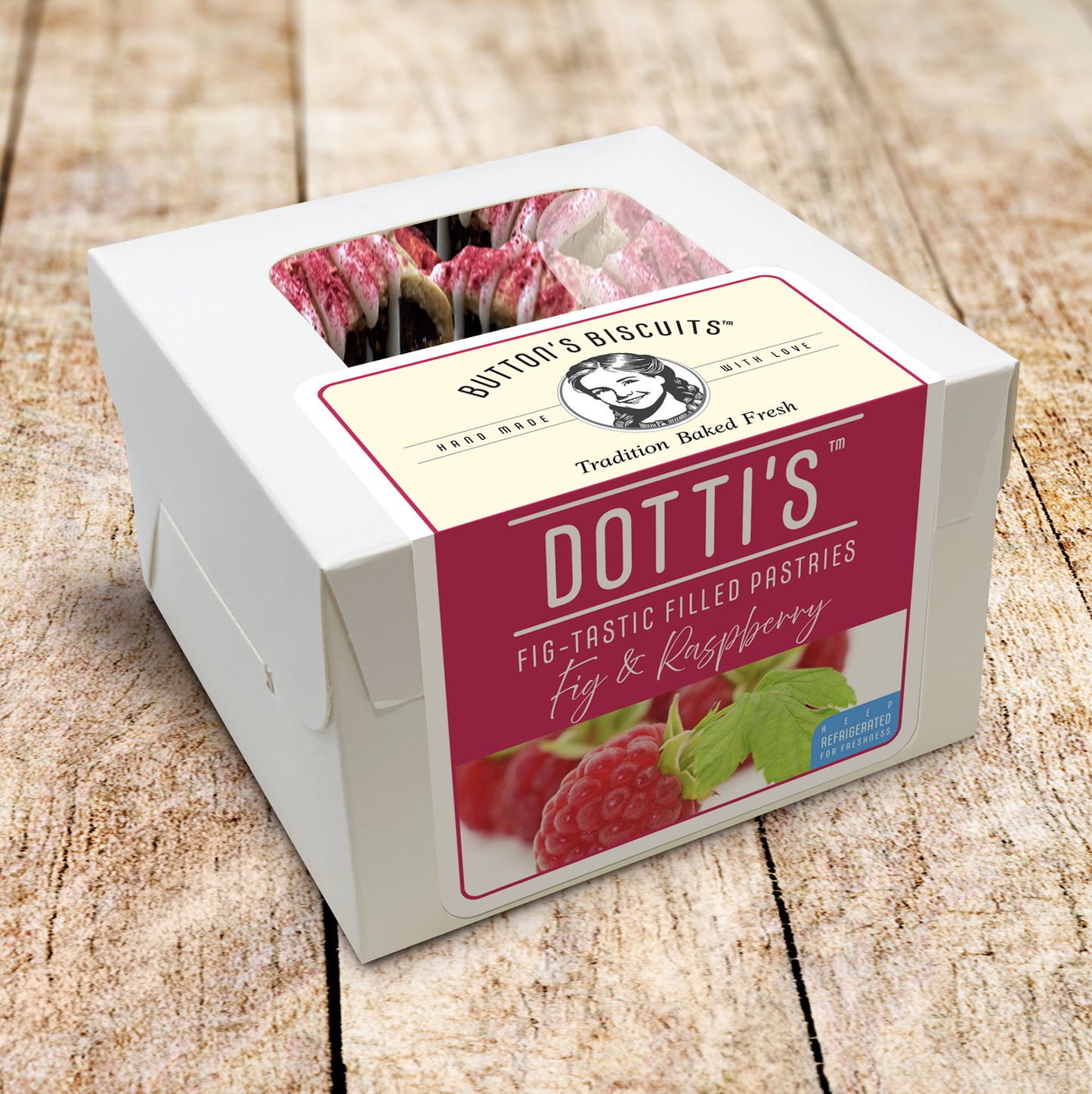 Fig and Raspberry DOTTI'S® - Little White Box