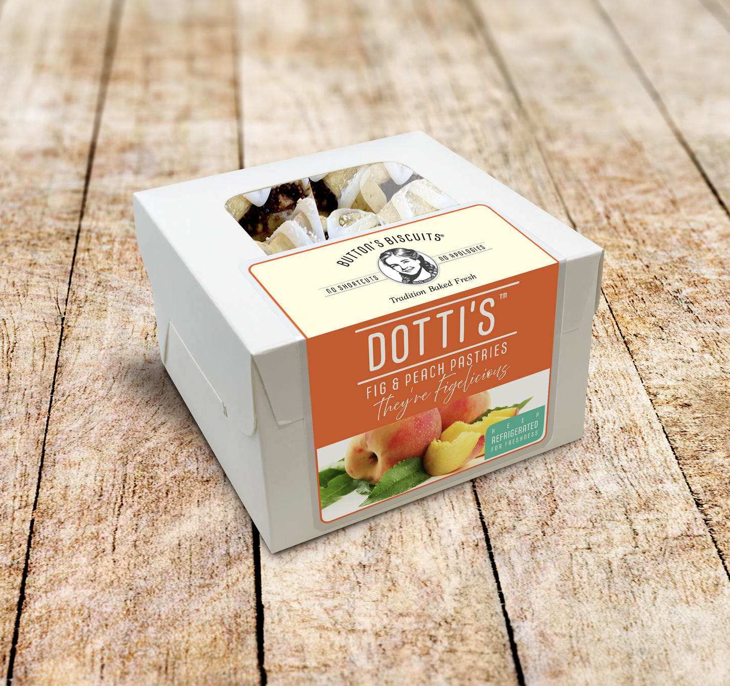 Fig and Peach DOTTI'S® - Little White Box