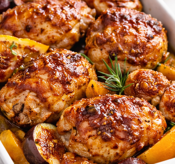 Fig & Orange Roasted Chicken Thighs