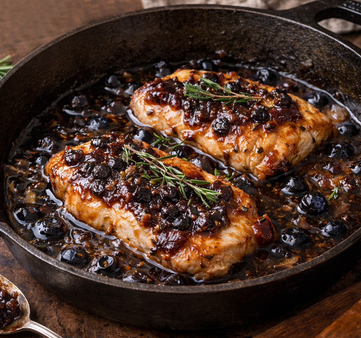 Fig & Blueberry Skillet Chicken