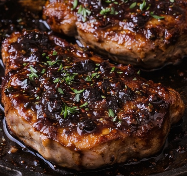 Fig & Raspberry Pork Chop Glaze